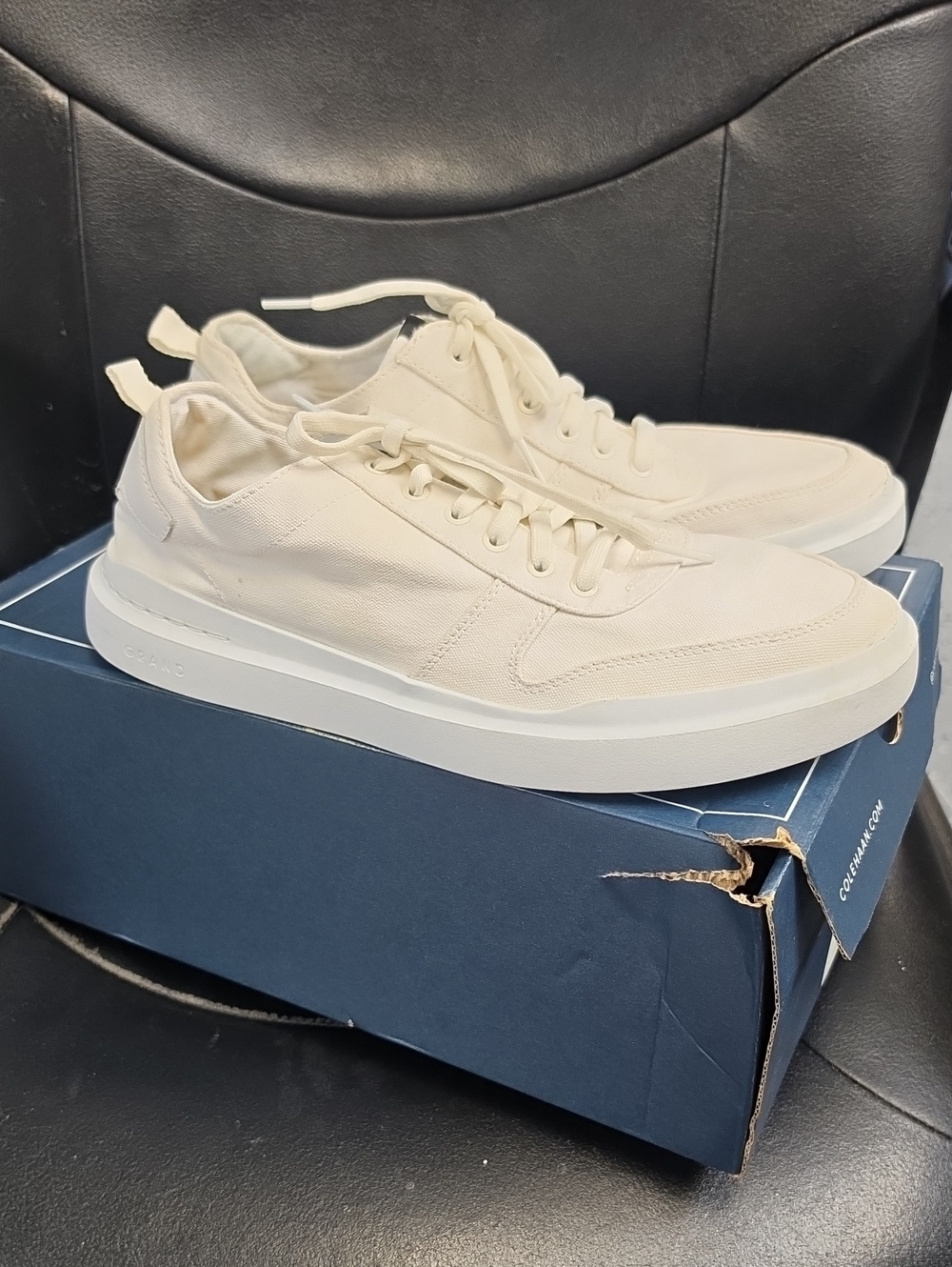 Cole Haan Men's Low-Top Sneakers in Cream